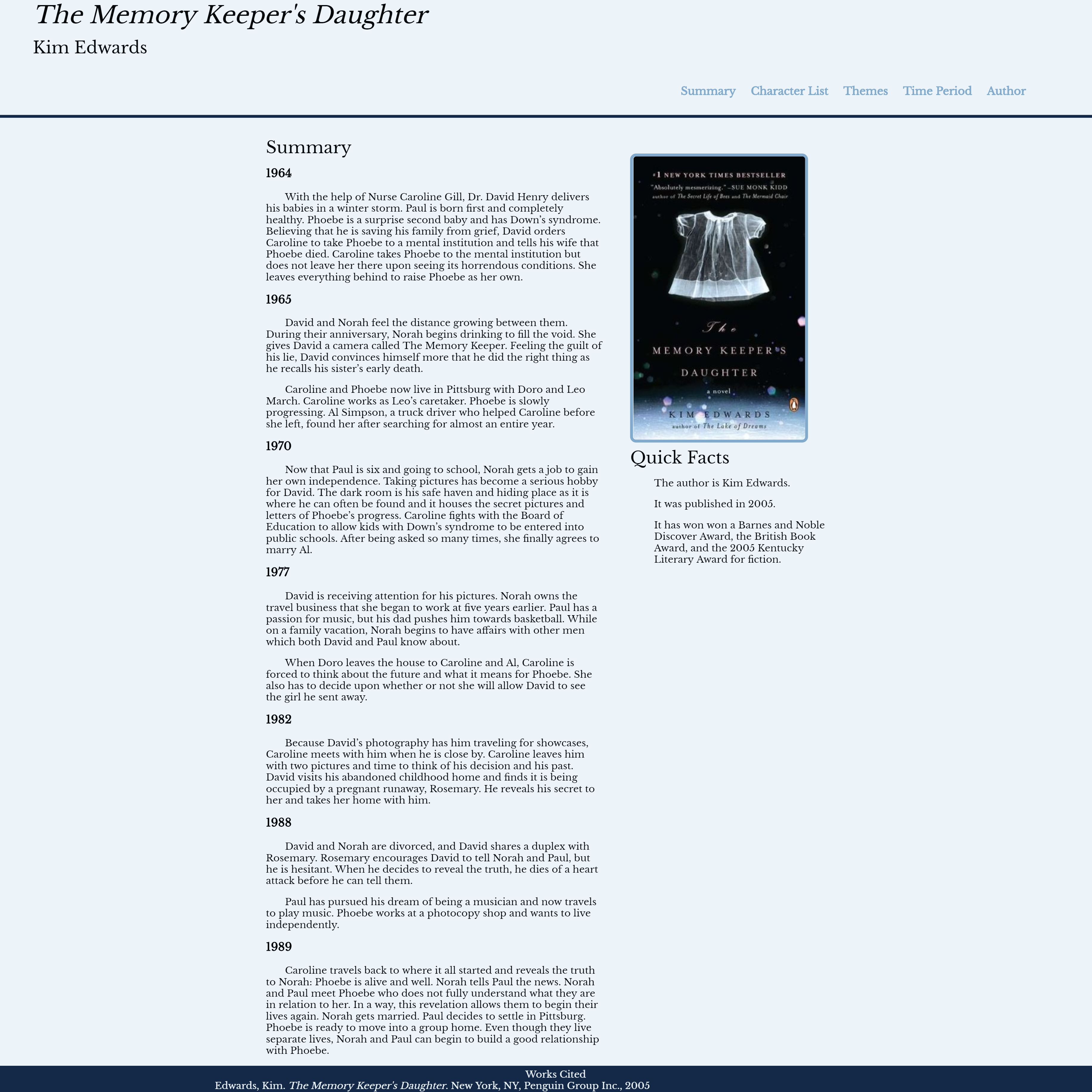 American Literature Project website screenshot