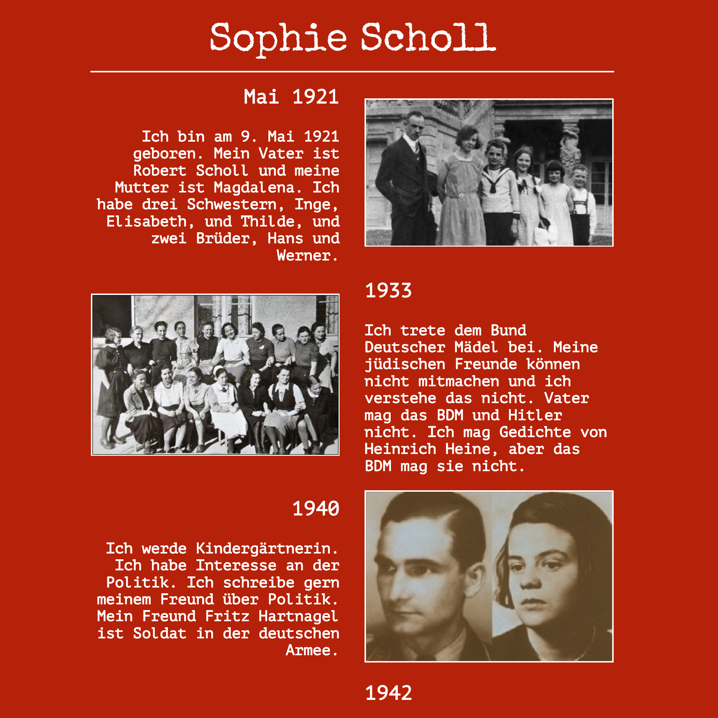 Elementary German I Project website screenshot
